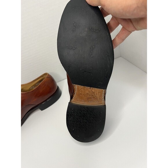 Allen Edmond Fifth Avenue Cap Toe Byron Dark Chili Brown Size 8.5 D Dress Shoes main image 9